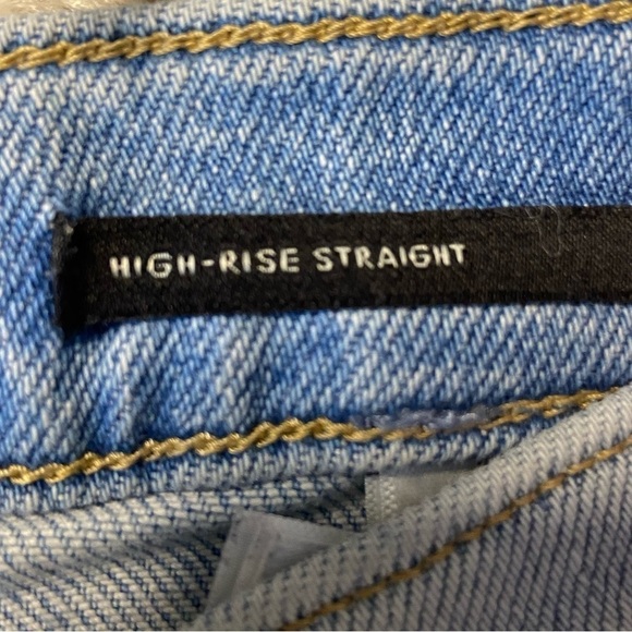 Banana Republic Premium Denim High Rise Straight Denim Jeans Women’s Size 24 - Picture 9 of 9